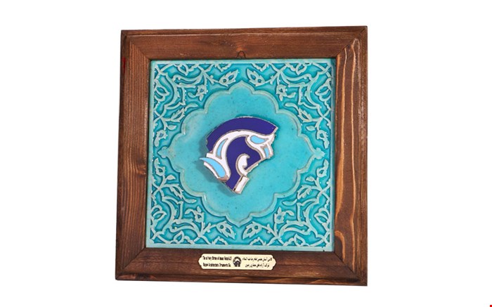 قاب کاشی متبرک حرم مطهر رضوی 25*25